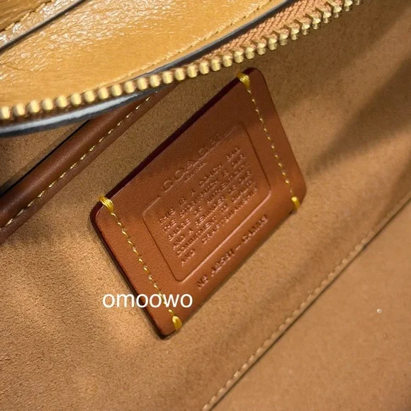 Coach Empire Carryall Bag 34 Brass/ Honey Brown Color - Picture 6 of 10